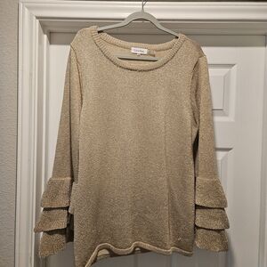 Calvin Klein Metallic Knit Sweater
